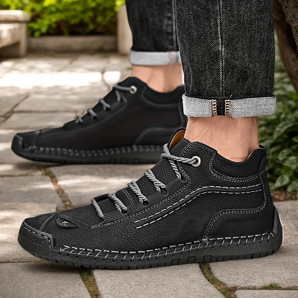 GREKS Ascent: Unisex Casual Leather Sneaker Style Walking Shoes Fantascticz