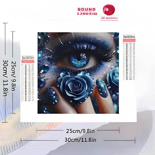 Blue Eye Delight Diamond Painting