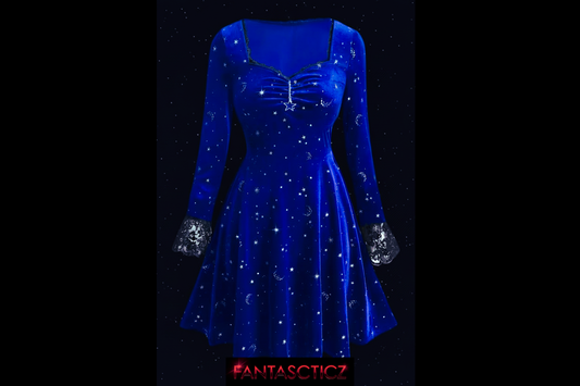 Celestial Velvet Dress