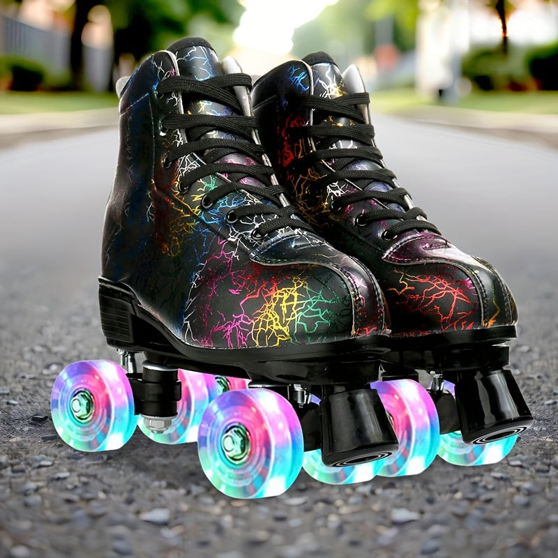 Milky Way Unisex Adult Black Lightning Roller Skates