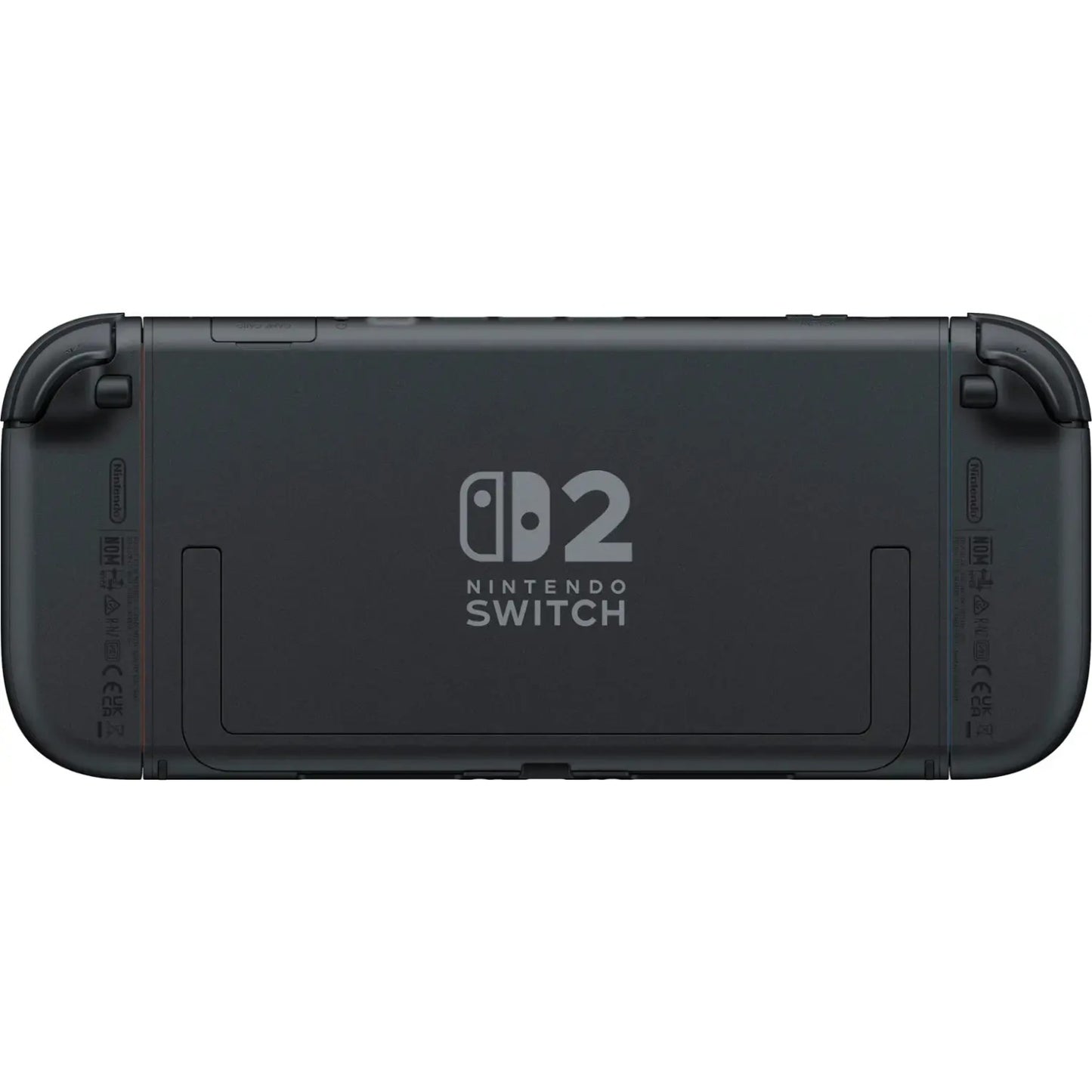 Black Nintendo Switch console on a white background