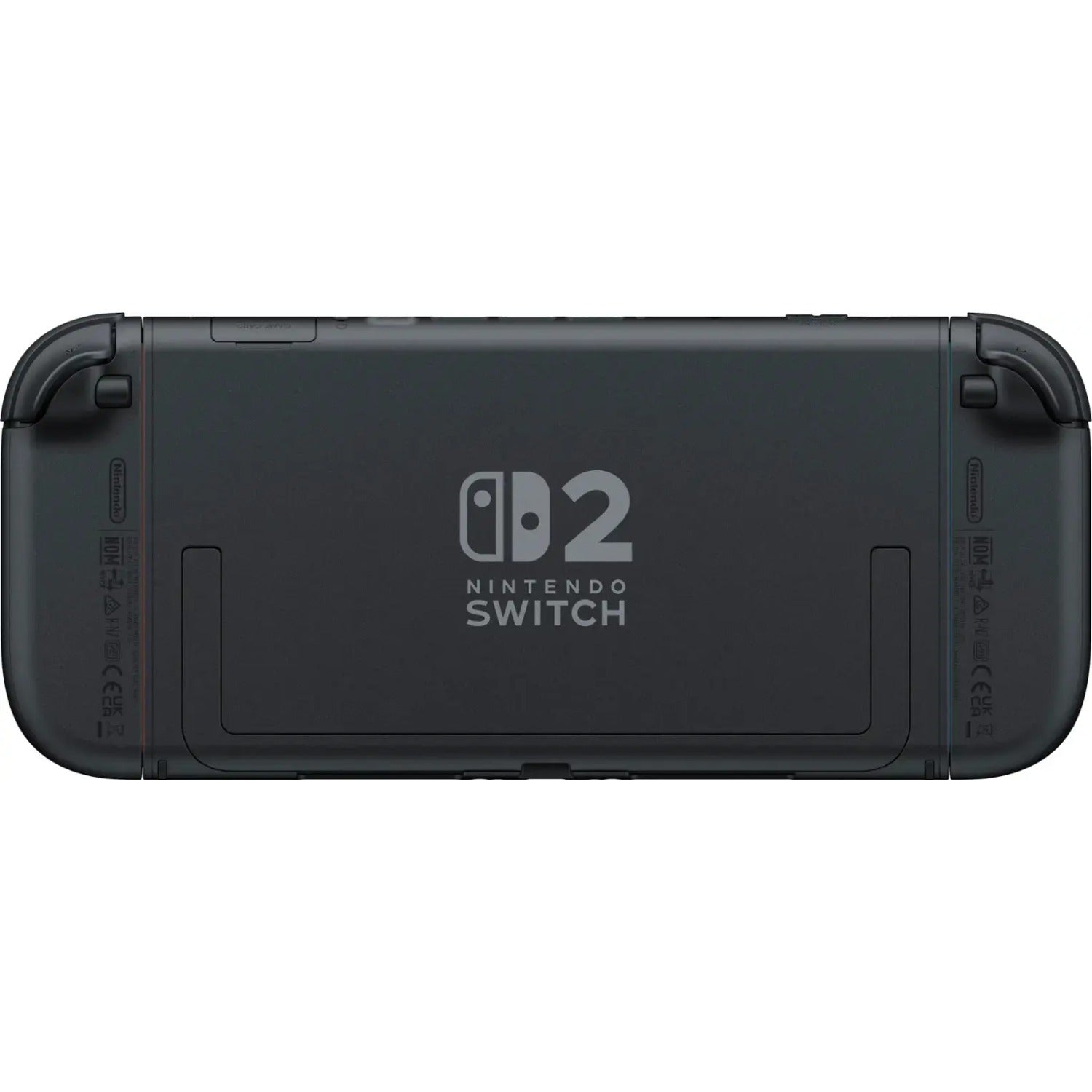 Black Nintendo Switch console on a white background