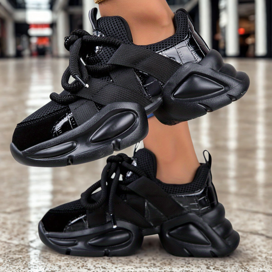 Men's Breathable Mesh Chunky Sneakers