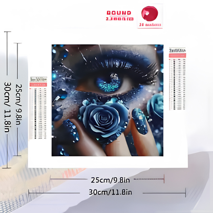 Blue Eye Delight Diamond Painting