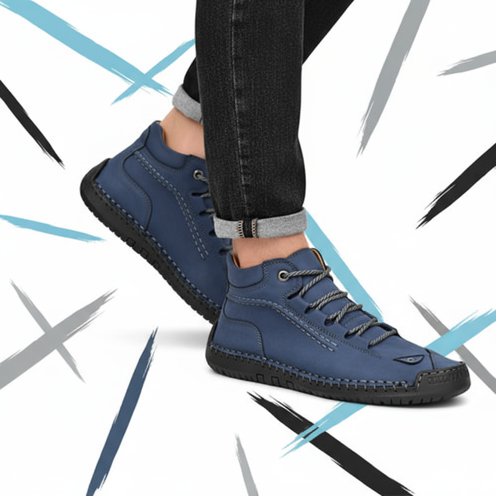 Fantascticz Ascent: Unisex Casual Leather Sneaker Style Walking Shoes