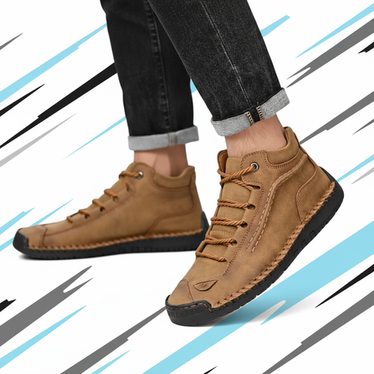 Fantascticz Ascent: Unisex Casual Leather Sneaker Style Walking Shoes