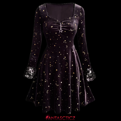Celestial Velvet Dress
