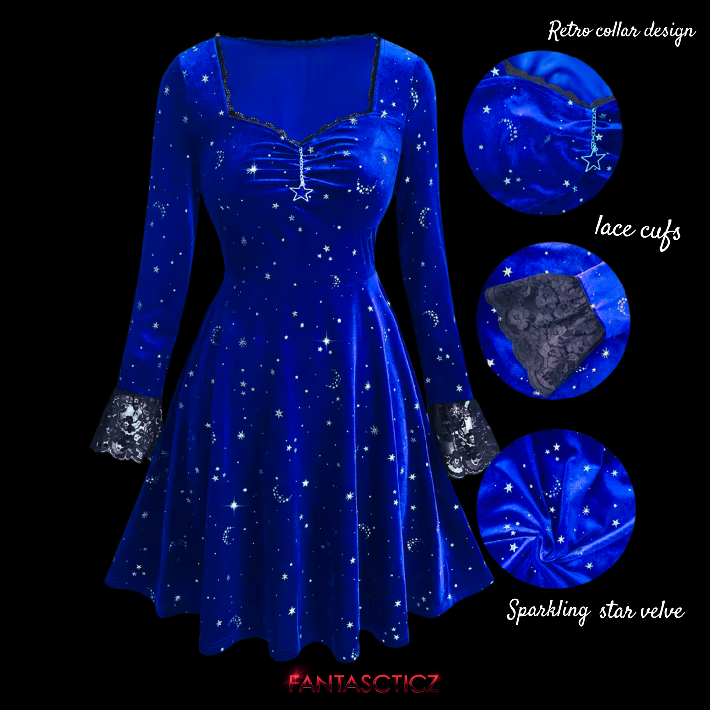 Celestial Velvet Dress