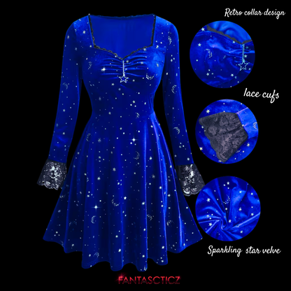 Celestial Velvet Dress