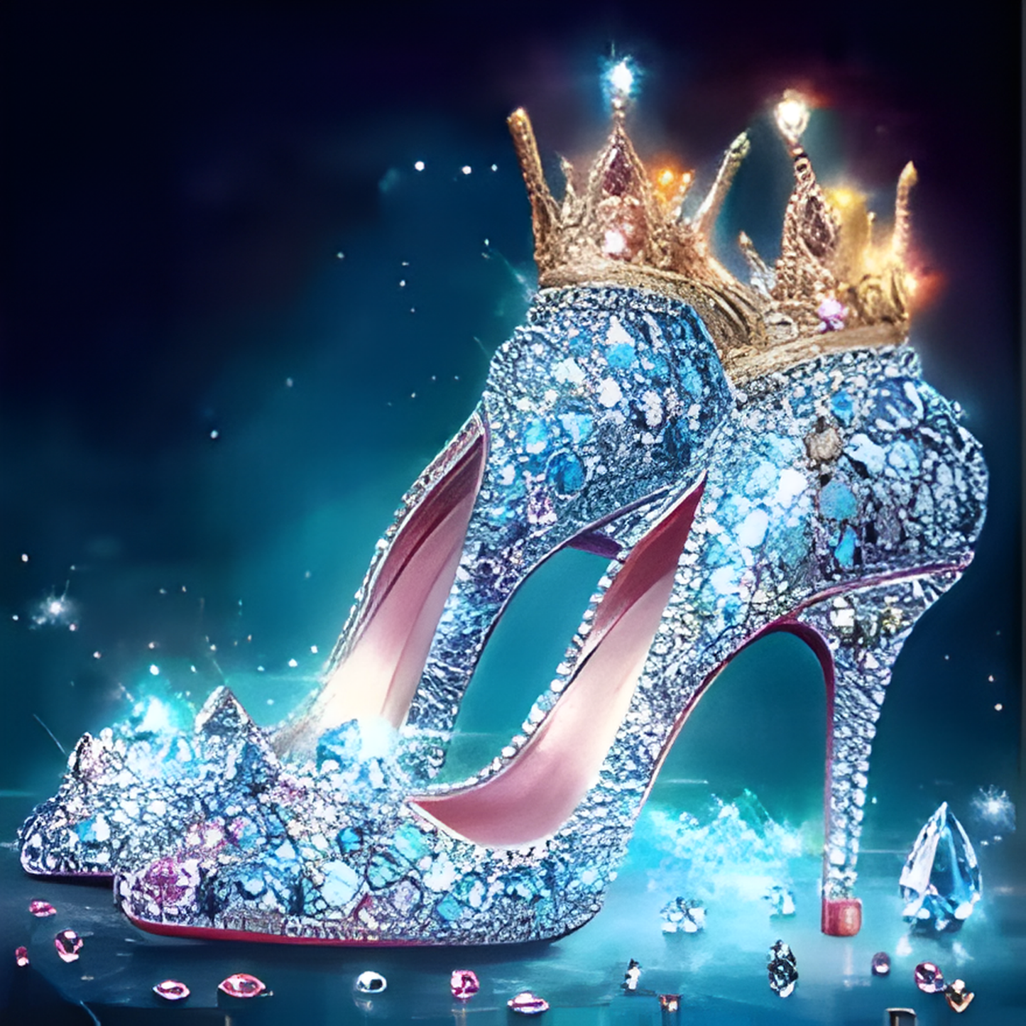 Glassy Heels Diamond Painting