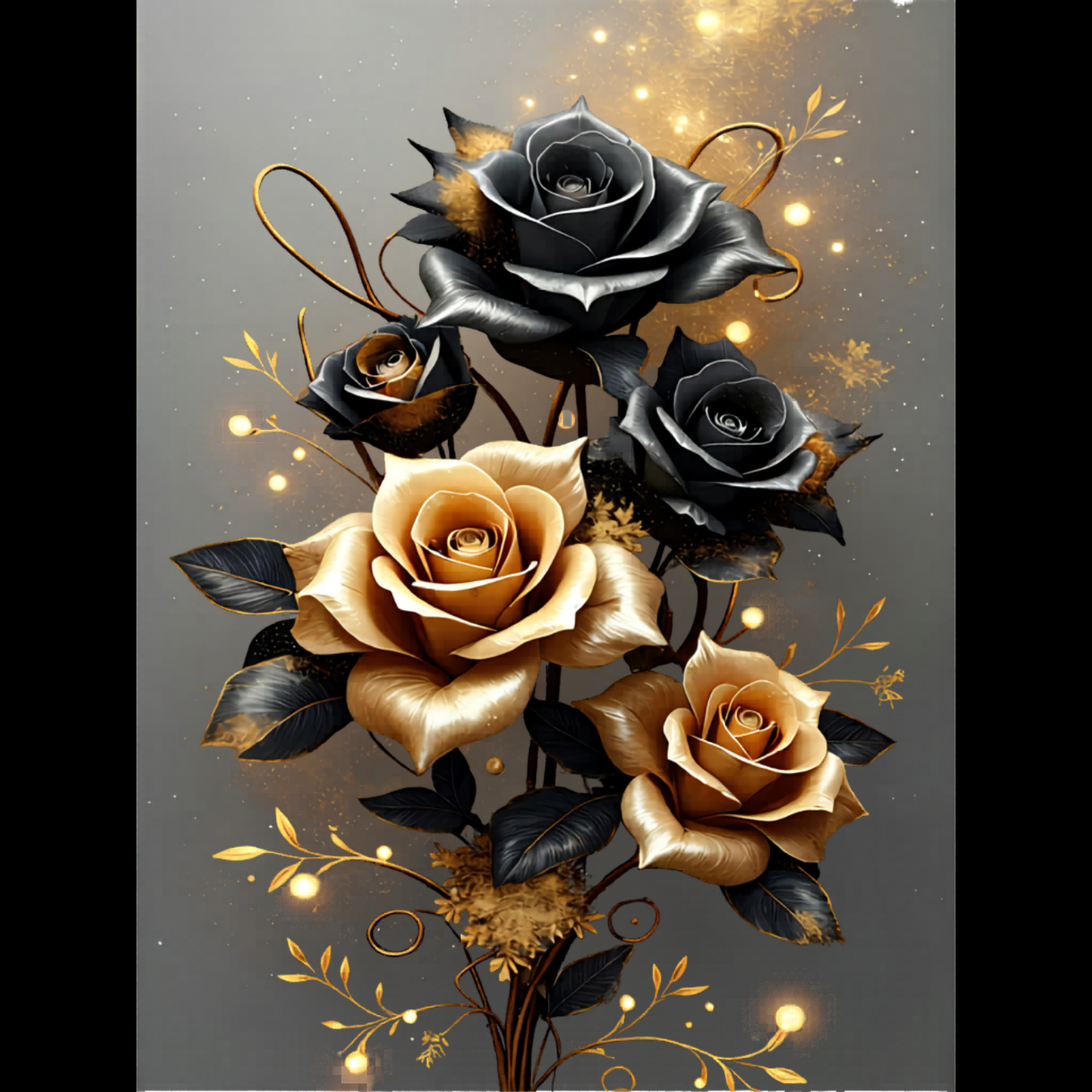 Glistening Rose Diamond Painting