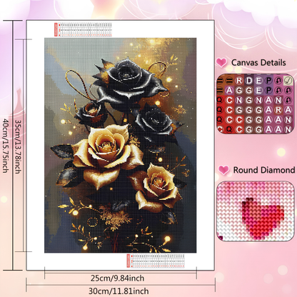 Glistening Rose Diamond Painting
