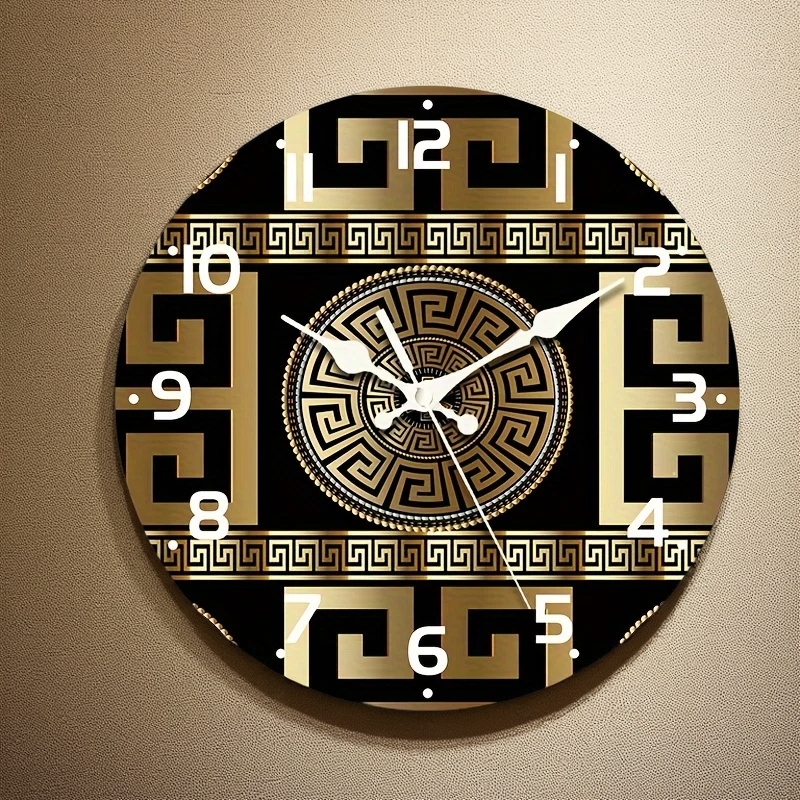 Fantascticz luxury gold wall clock with Egyptian design