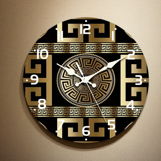 Fantascticz luxury gold wall clock with Egyptian design