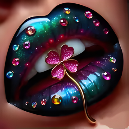 Kiss of Diamonds: Glamorous Lip & Eye Diamond Art Kits