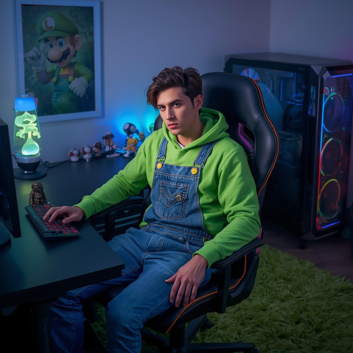 Mario & Luigi Bros. Hoodie - The Jumping Plumbers 3D Pullover