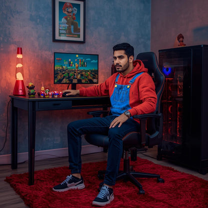 Mario & Luigi Bros. Hoodie - The Jumping Plumbers 3D Pullover|Fantascticz