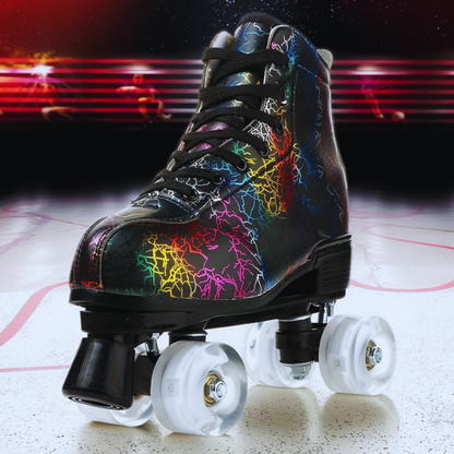 Milky Way Unisex Adult Black Lightning Roller Skates