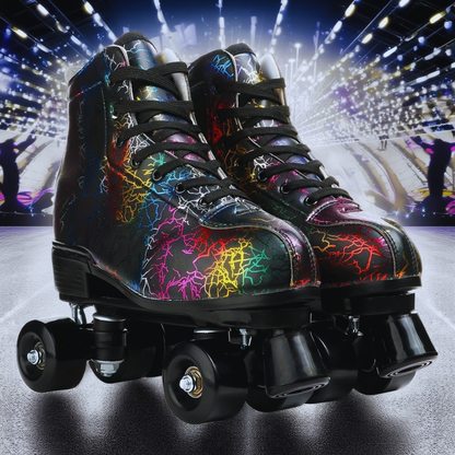Milky Way Unisex Adult Black Lightning Roller Skates