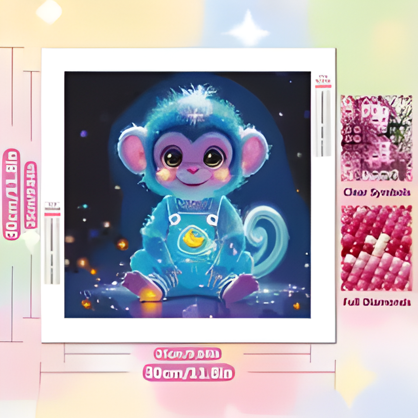 Mookie Monkey Diamond Painting