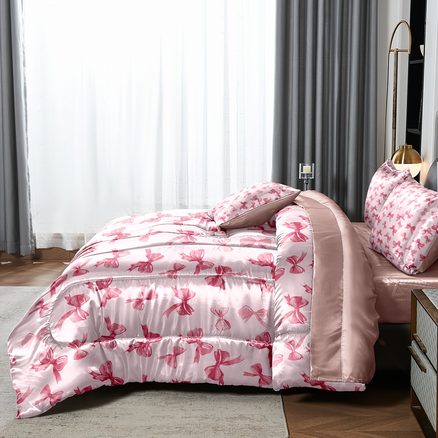 Fantascticz Luxury Satin Bedding Set | 8 Piece Collection