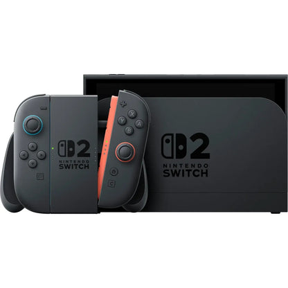 Nintendo Switch console and controllers on a white background