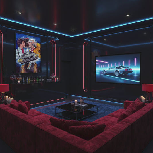 Time Traveler's Canvas: Back to the Future Inspired 5D Diamond Painting