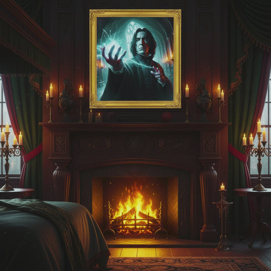 Harry Potter Snape With Orb Diamond Painting|5D DIY Diamond Painting Kit|15.75x15.75"