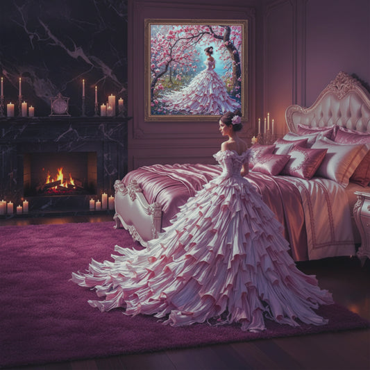 Miss Cherry Blossom 5D Diamond Painting|Fantascticz